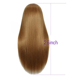 WeiRan blond 27 head side view for braiding and updo drills
