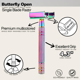 WEISHI blade chamber opening facilitates easy blade replacement after use.