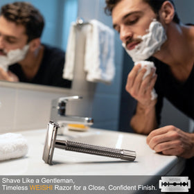WEISHI razor blade replacement via twist knob for convenience