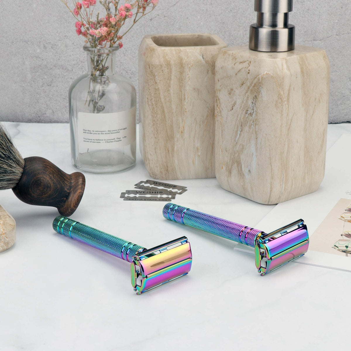 WEISHI hand-finished plating adds color variation and unique texture.