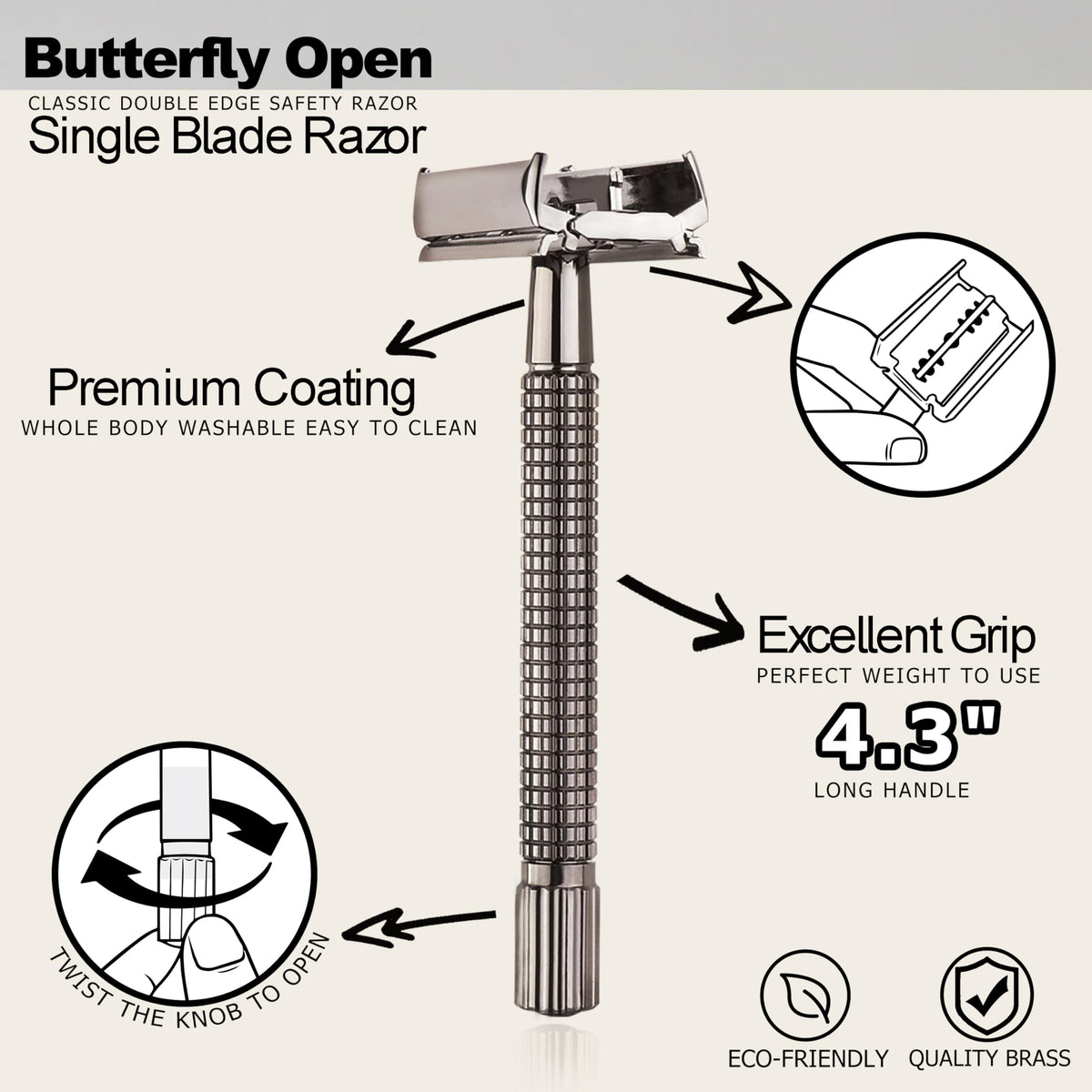 WEISHI long-handle design offers a comfortable, nostalgic grip