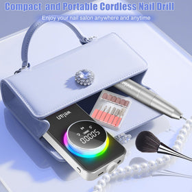 Dust brush included for clean, tidy manicure sessions