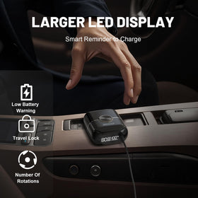 Welclux shaver LED display clearly shows battery life and speed
