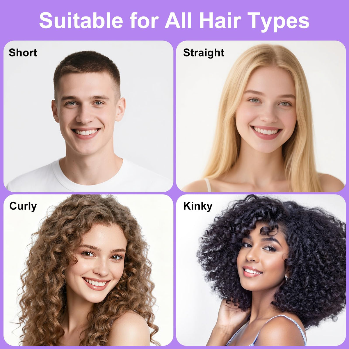 Weldilgit travel-friendly 2.47 oz curly hair brush fits bags and purses