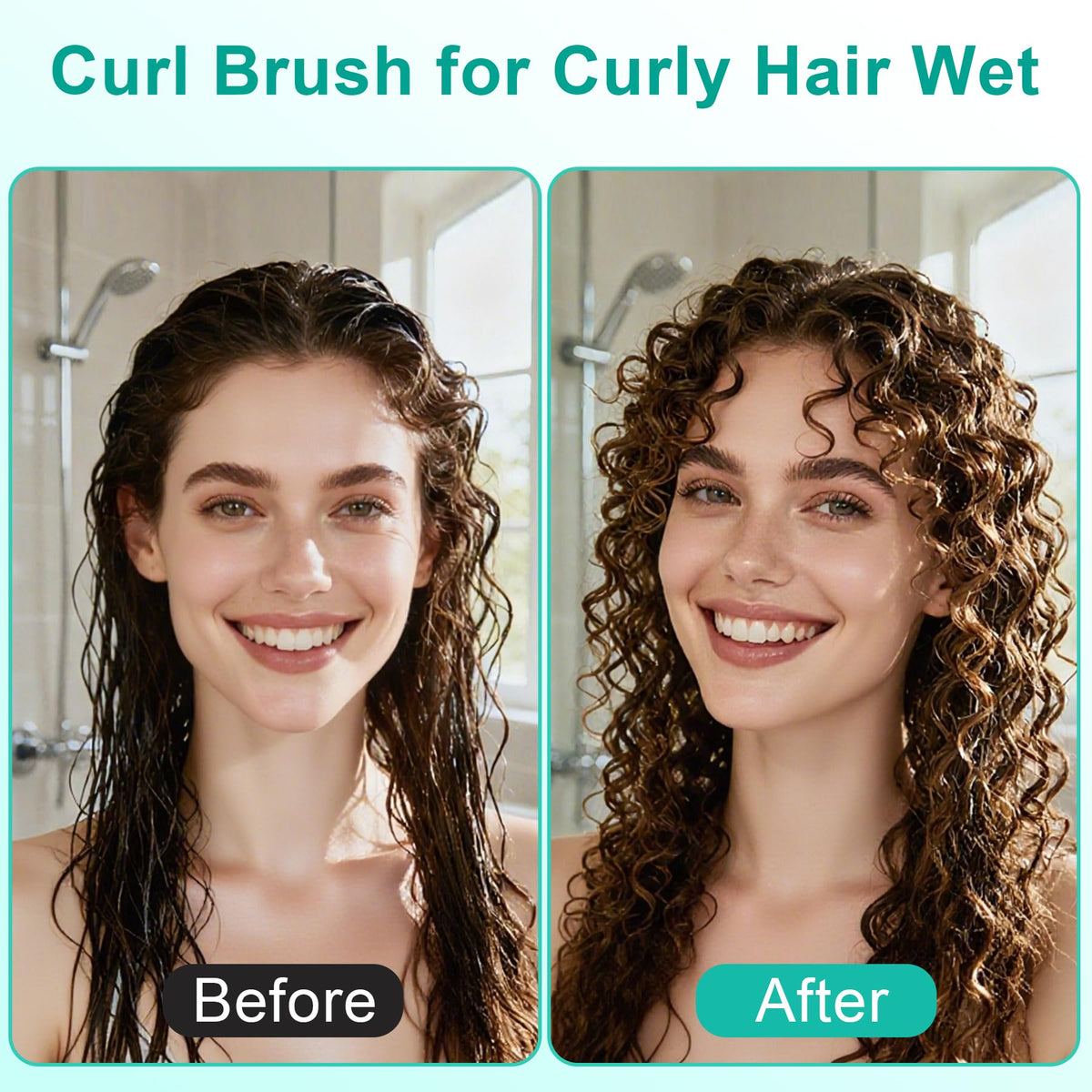 Weldilgit detangling brush eases knots without heat while preserving curl pattern