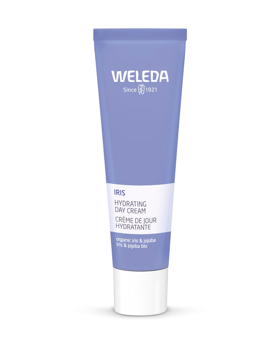 Weleda Hydrating Day Face Cream tube for daily moisture and balanced, ready-to-face-the-day skin