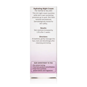 Weleda Hydrating Night Face Cream daily-use routine suggests pairing with day cream