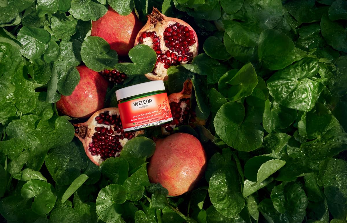Weleda Replenishing Body Butter texture on skin delivers velvety hydration