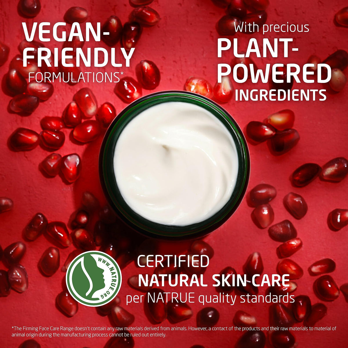 Weleda vegan plant-rich ingredients label on packaging