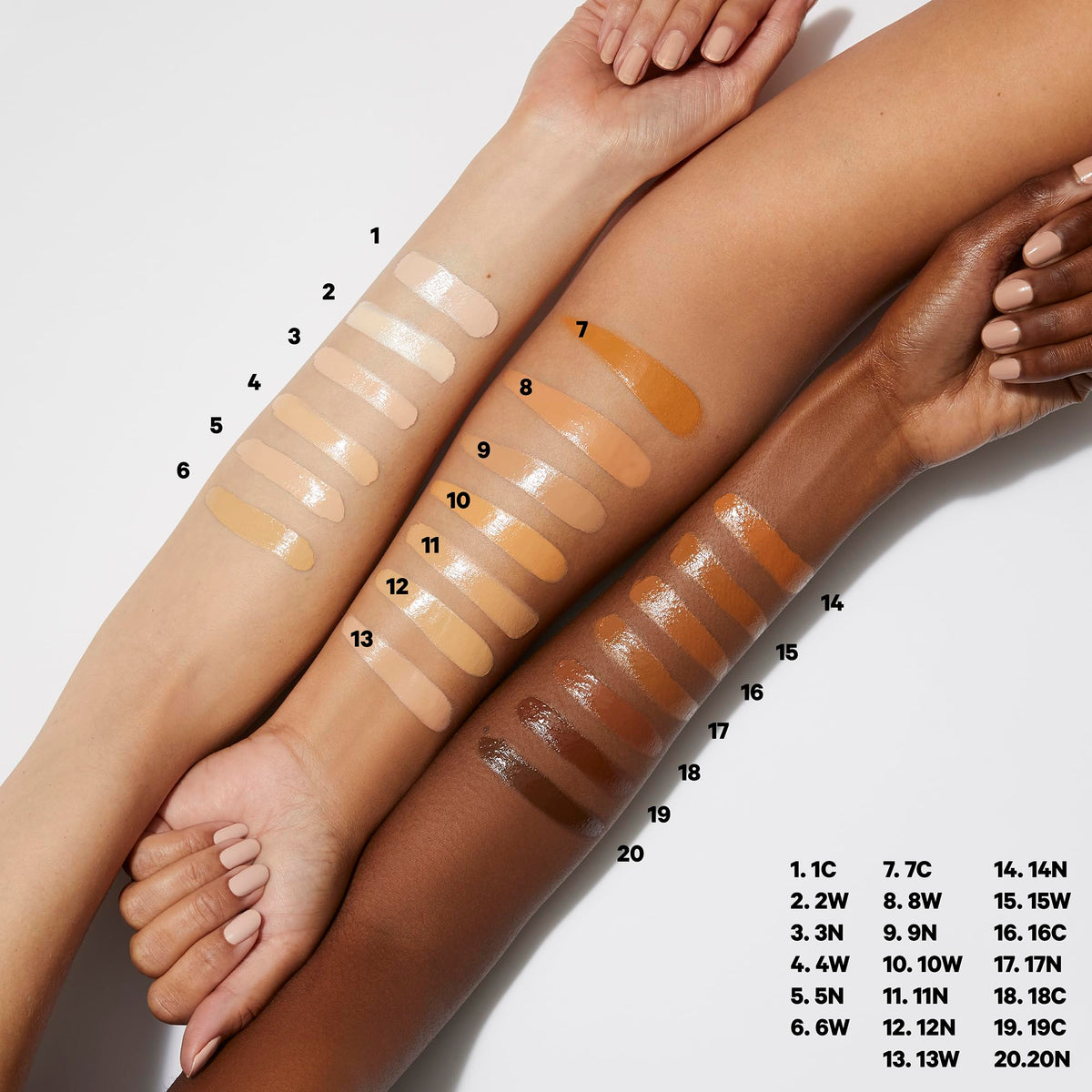 Well People Bio Correct concealer applied under eye with creamy, hydrating finish.