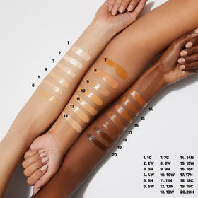 Well People Bio Correct concealer applied under eye with creamy, hydrating finish.