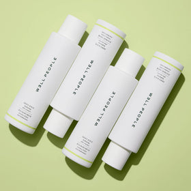 Well People Dewy Juice face toner bottle on counter ready for routine