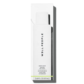 Well People Dewy Juice mugwort ingredients closeup signaling balance for skin