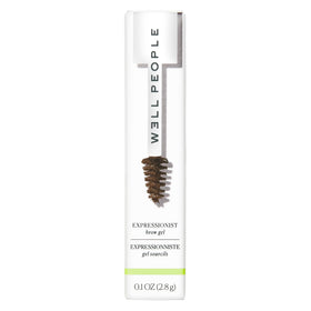 Well People Expressionist Brow Gel on brows shows defined shape and natural hold.