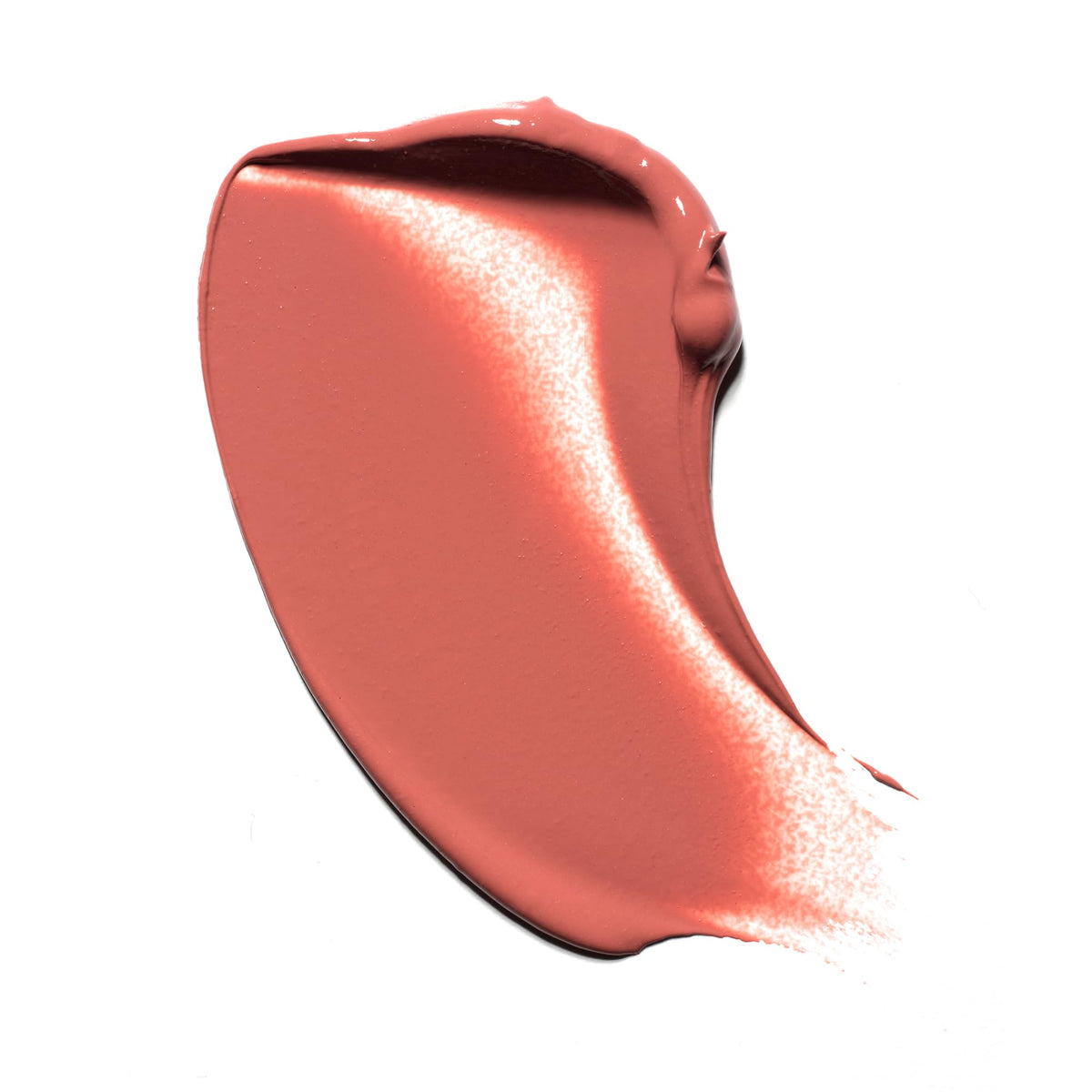Well People Lip Butter Peach swatch reveals sheer tint and natural shine