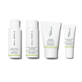 Well People Plant Power Starter Set packaging shown for travel-friendly vegan routine