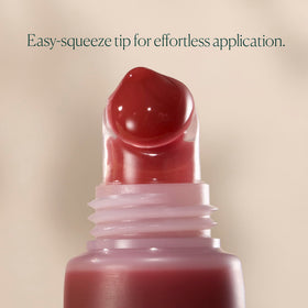 Well People Poutlove peptide lip balm close-up of peptide complex ingredient.