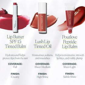 Well People Poutlove lip balm with murumuru butter for hydration.