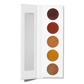 Well People Power Palette Eyeshadow Sepia 01: versatile neutral-to-deep shades for day-to-night looks.