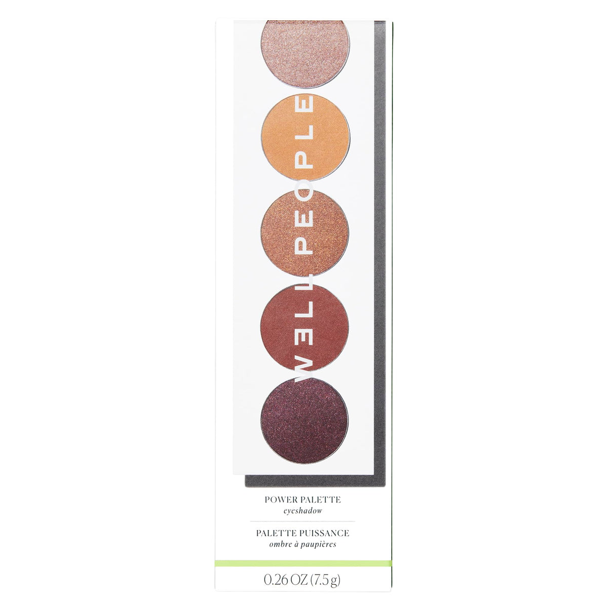 Well People Power Palette Eyeshadow Sepia 05: hyper-pigmented shade for precise, effortless application.