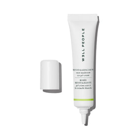 Well People Revitalizing Dew eye gel-cream bottle shows hydrating formula for under-eye area