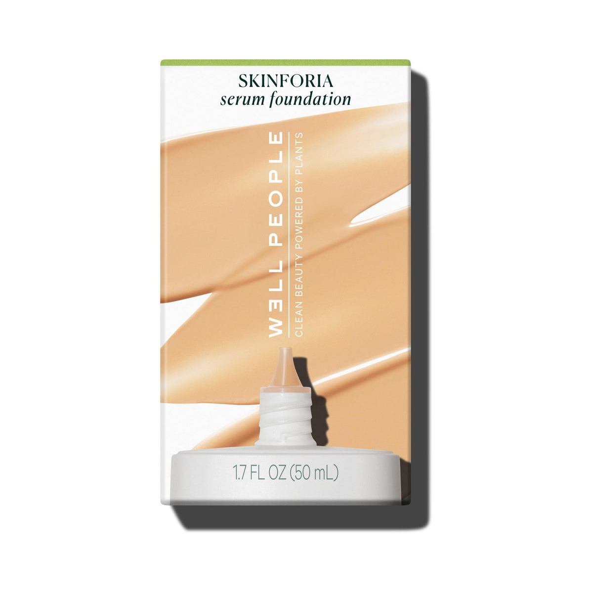 Product bottle with finish information for Skinforia Serum Foundation