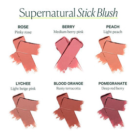 Well People Supernatural Stick blush close-up of creamy texture blending smoothly.