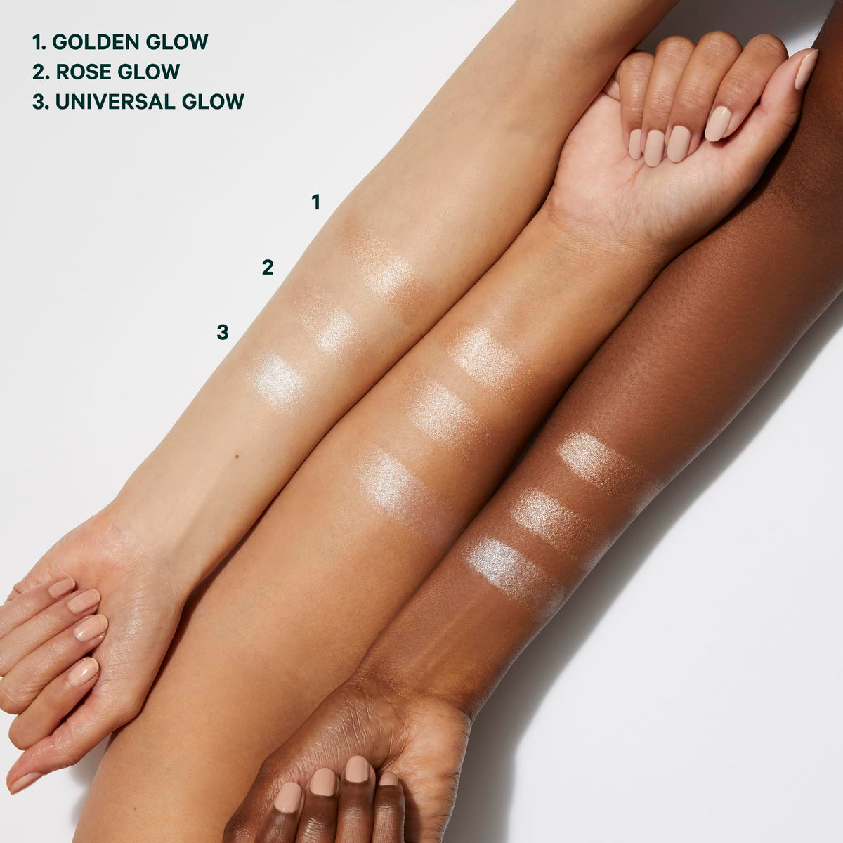 Well People Supernatural Stick Highlighter lip swatch for hydrated color