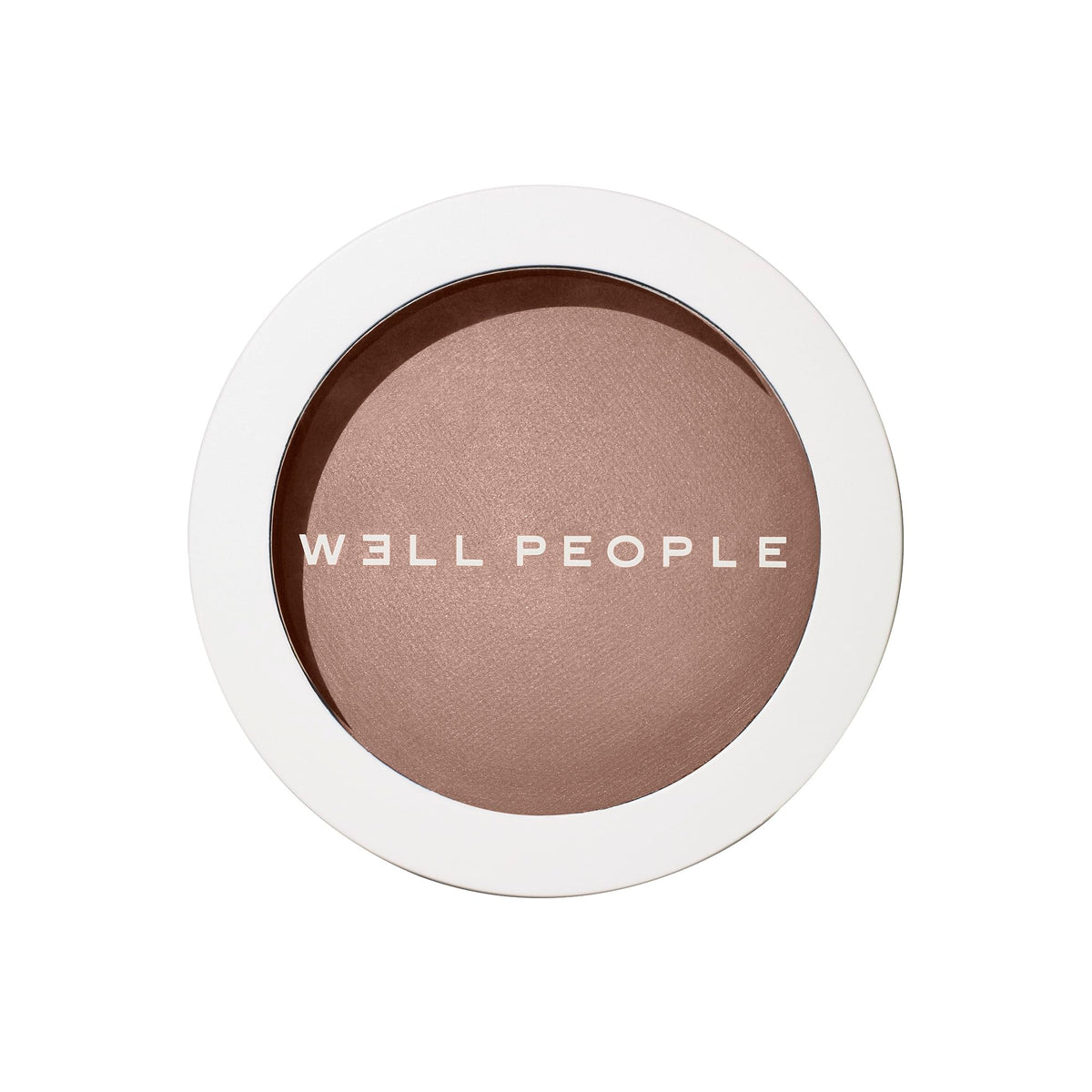 Well People Superpowder Bronzing Powder compact showing sun-kissed glow.