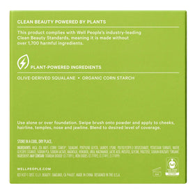 Well People Superpowder Bronzing Powder shines and oils control in warm lighting.