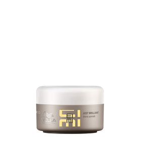 Wella EIMI Just Brilliant bottle-pour shows radiant shine and easy application.