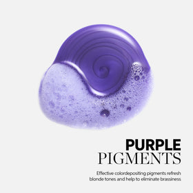 Brilliant cool-blonde tones enhanced by pigments.