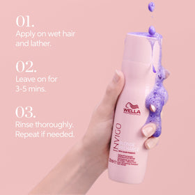 Ideal for natural, colored or highlighted blondes seeking brightness.