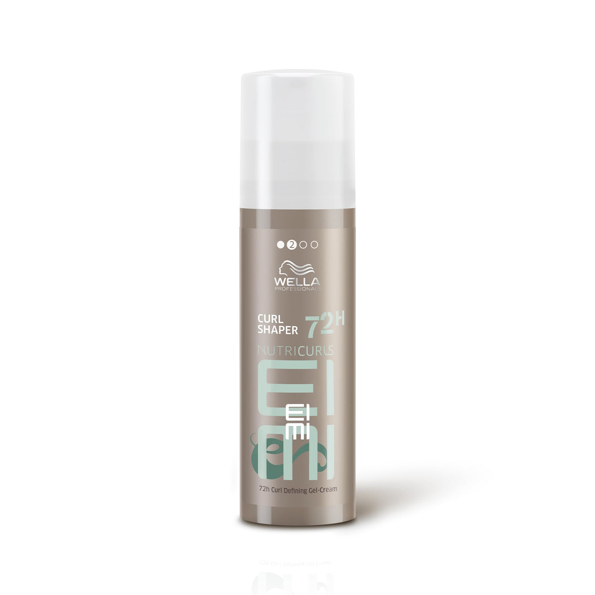 Wella Nutricurls Curl Shaper bottle pour showing smooth gel flow for defined curls