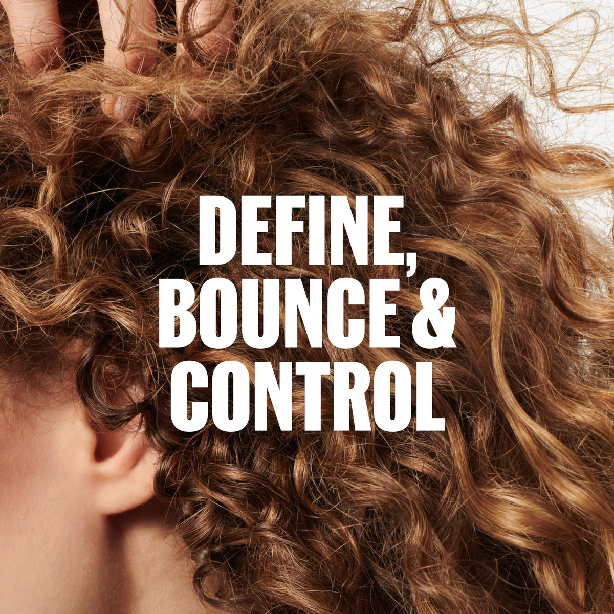 Defined curls on model hair using Nutricurls Curl Shaper