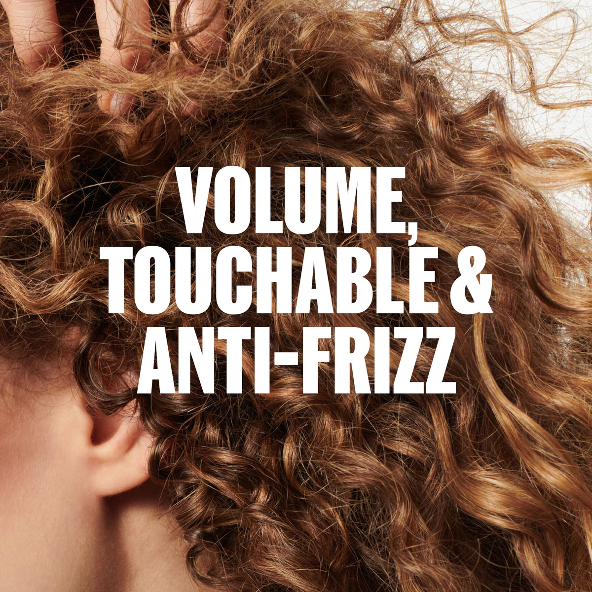 Wella Nutricurls Soft Twirl foam bottle action delivers touchable volume and bounce.