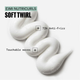 Wella Nutricurls Soft Twirl foam finish offers frizz control for day-long style.