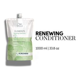 Wella Professionals Elements Renewing Conditioner bottle back label highlights sulfate-free formula