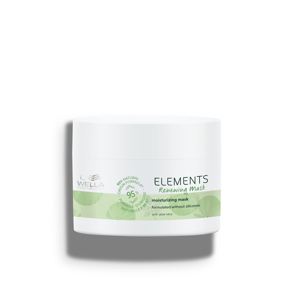 Wella Professionals Elements Renewing Mask bottle pour for deep hydration