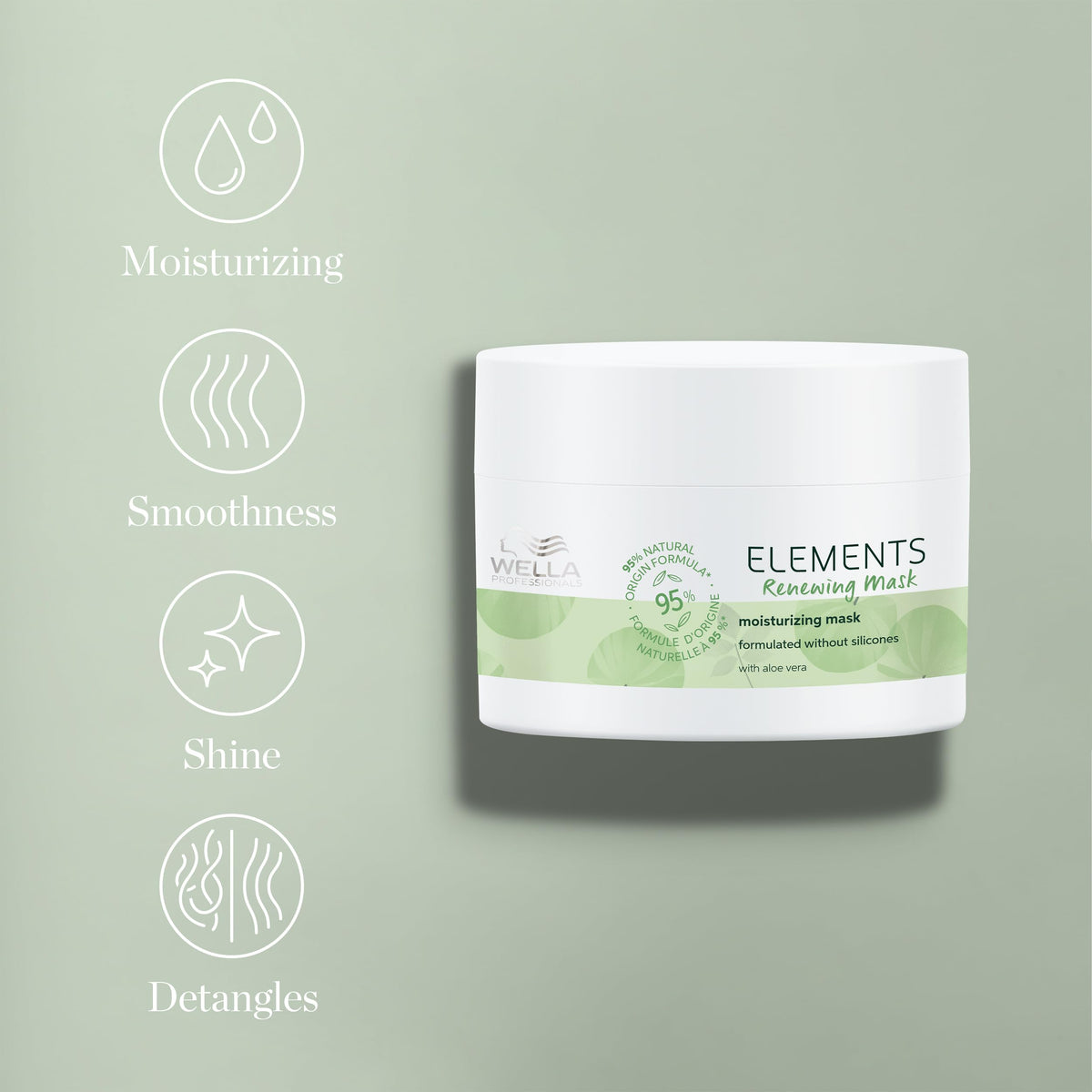 Color-treated hair remains vibrant with a silicone-free formula
