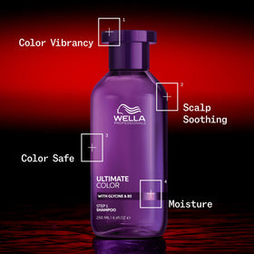 Wella Ultimate Color Shampoo floriental fragrance elevates the wash