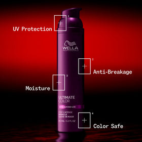 Travel-ready 95 ml bottle for salon-to-home routine