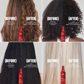 Wella ULTIMATE REPAIR after-use shine and smoother hair appearance