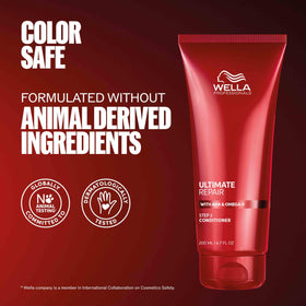 Wella ULTIMATE REPAIR packaging variation note indicates packaging may vary