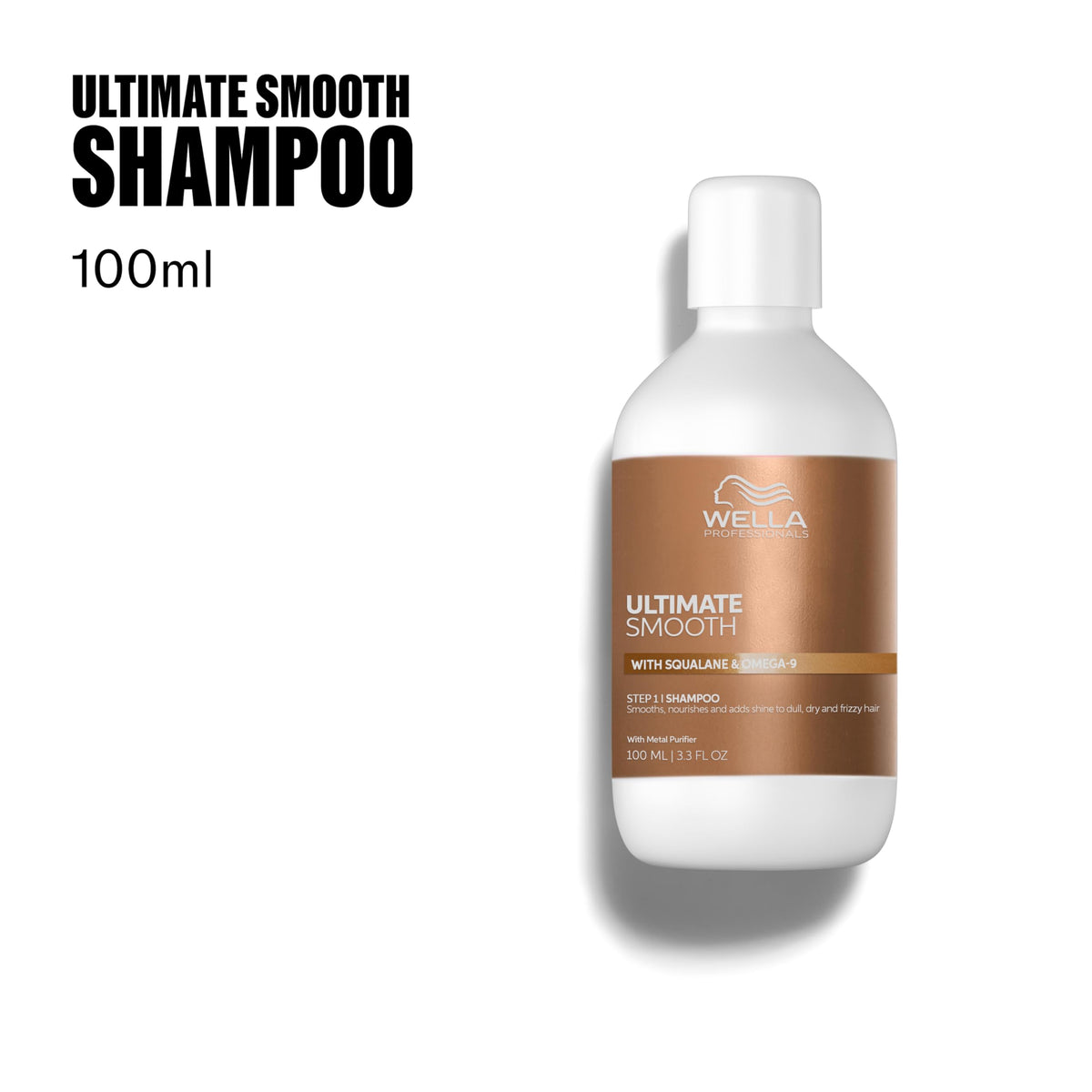 Wella Professionals Ultimate Smooth shampoo lather delivering gentle cleansing and frizz control.