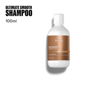 Wella Professionals Ultimate Smooth shampoo lather delivering gentle cleansing and frizz control.