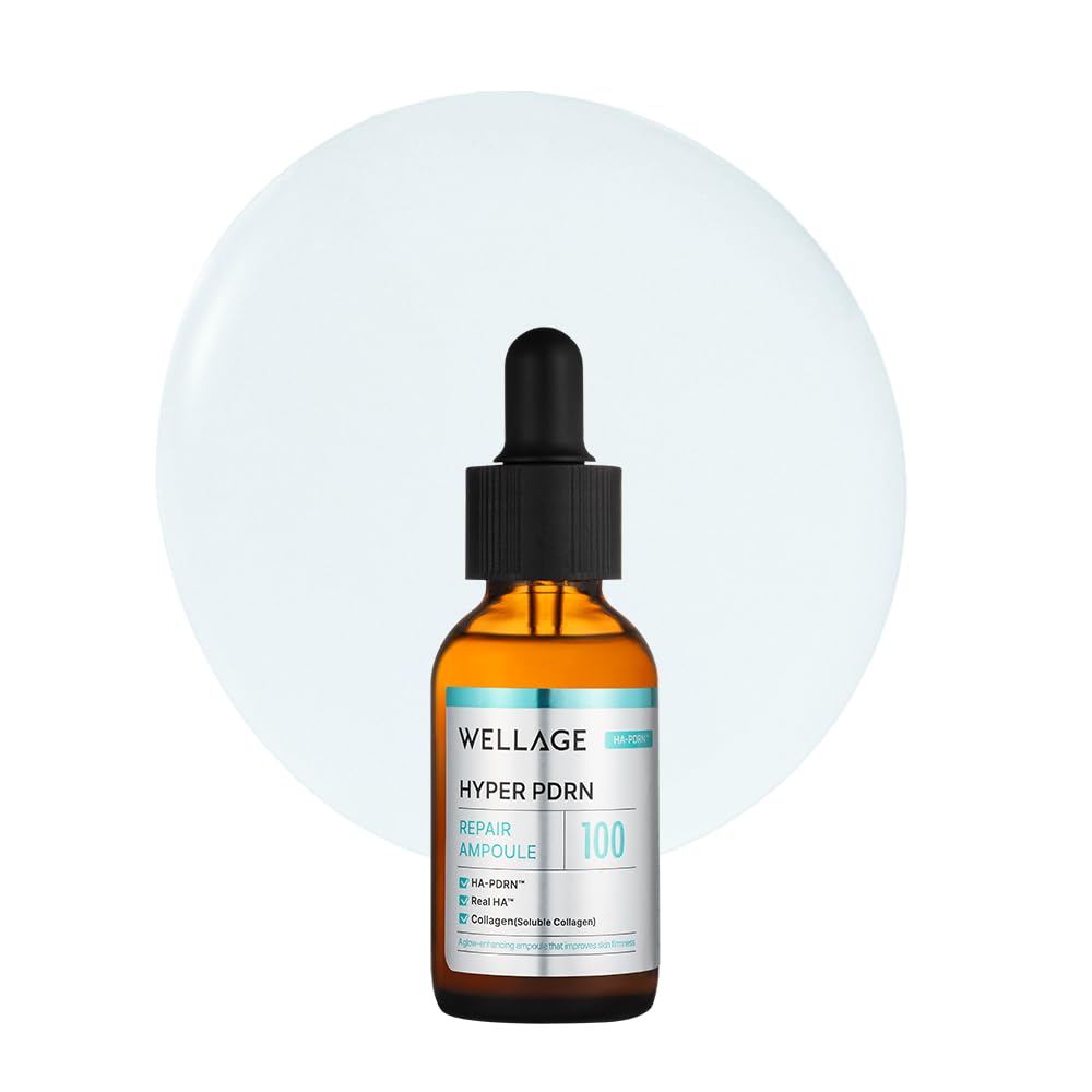 Wellage Korean Hyper PDRN Repair Serum bottle front for firmer skin