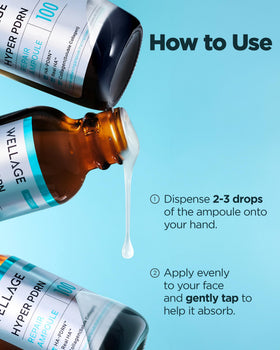 Wellage daily skincare routine with PDRN serum application