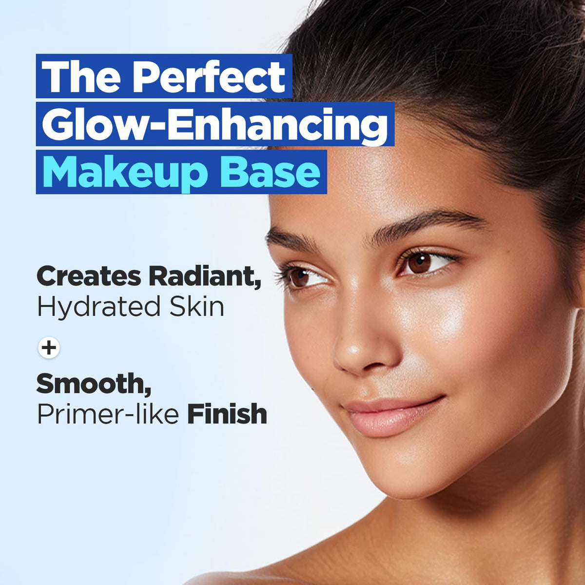 Wellage sunscreen shows no white cast on skin for natural tone