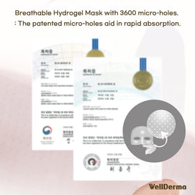 WELLDERMA Sapphire K-beauty origin; dermatologist-tested daily hydrating care